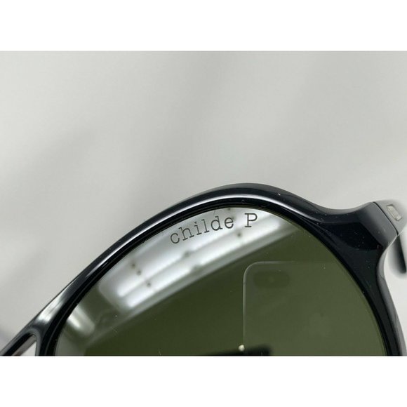 Childe Eyewear DELETE Plant-Based Green Polarized Black Sunglasses Excellent main image 10